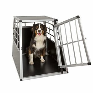 TecTake Alu Hundetransportbox -Diverse Größen- (Single Groß) – Bild 2