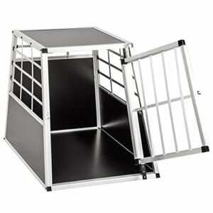TecTake Alu Hundetransportbox -Diverse Größen- (Single Groß) – Bild 3