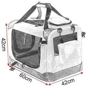 EUGAD Hundebox faltbar Hundetransportbox Auto Transportbox Reisebox Katzenbox 0112HT – Bild 3
