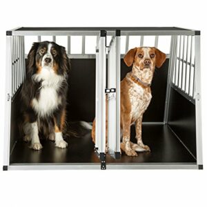 TecTake Alu Hundebox tra­pez­för­mig - Diverse Modelle - (104x90,5x69cm | Nr. 402226-8) – Bild 2