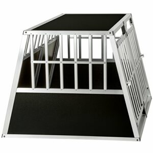 TecTake Alu Hundebox tra­pez­för­mig - Diverse Modelle - (104x90,5x69cm | Nr. 402226-8) – Bild 4